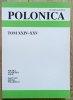 Polonica tom XXIV-XXV
